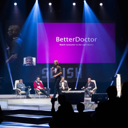 BetterDoctor palkitti in Slushissa 2013.